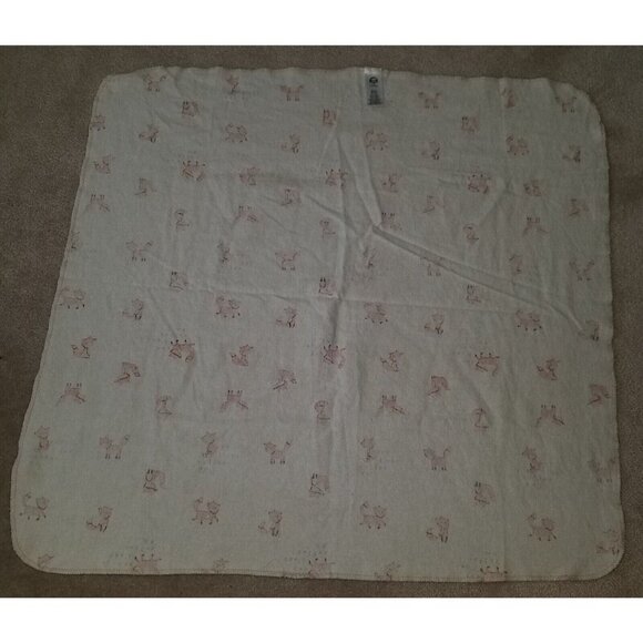 Gerber Tan Fox Receiving Blanket Lovey Security 100% Cotton You Can't Outfox Me - Picture 6 of 6